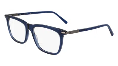 Ferragamo Demo Square Men's Eyeglasses Sf3007 432 53 In ["blue"]