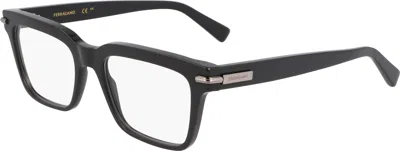 Ferragamo Demo Square Men's Eyeglasses Sf3014 019 53 In ["grey"]