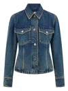 Ferragamo Denim Jacket In Blue