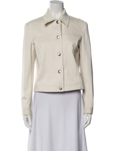 Pre-owned Ferragamo Denim Jacket In Neutral