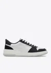 Ferragamo Dennis Low-top Sneakers In Monochrome