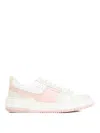 Ferragamo Multicolored Smooth Leather Sneakers In White
