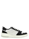 Ferragamo Suede Patch Skate Sneaker