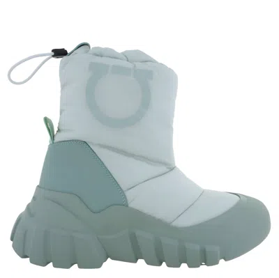 Ferragamo Deode Gancini Padded Ski Boots, Size 7 C In Multi