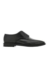 Ferragamo Derby Shoe In Black