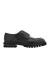Ferragamo Derby Shoe In Black