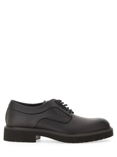 Ferragamo Derby Shoes With Ornamental Detailing