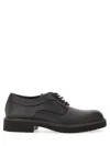Ferragamo Logo-debossed Leather Derby Shoes