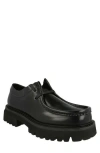 Ferragamo Deroy Lug Sole Dress Shoe In Black
