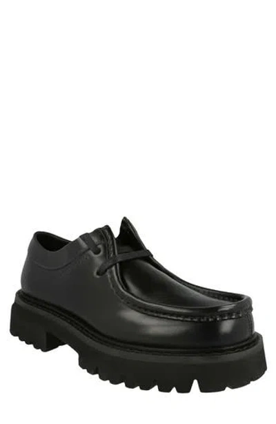 Ferragamo Deroy Lug Sole Dress Shoe In Black
