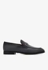 Ferragamo Moccasin With Gancini Ornament In Gray