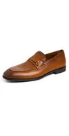 Ferragamo Desio Leather Loafers Naturale