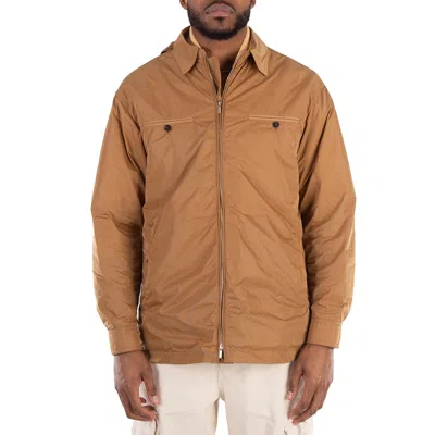 Ferragamo Detachable Hood Long Sleeve Jacket In Beige