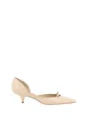 Ferragamo Gyoia 40 Mini Bow Patent Leather Pumps