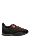 Ferragamo Detroit 1 Low-top Sneakers In Black