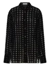 Ferragamo Long Sleeve Shirt In Black