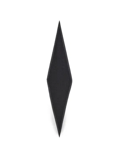 Ferragamo Diamond Scarf In Black