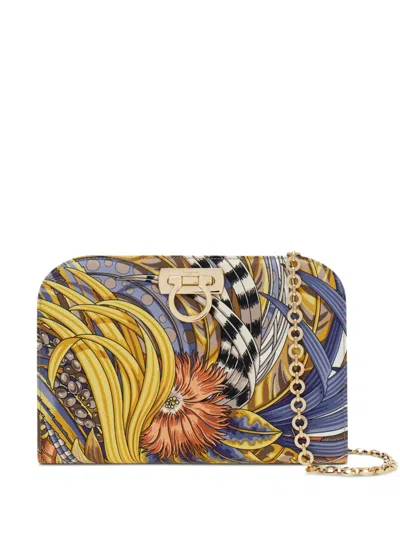 Ferragamo Diana Clutch In Multi