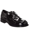 Ferragamo Dinamic Leather Derby In Black