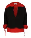 Ferragamo Dip-dye Kaftan In Red