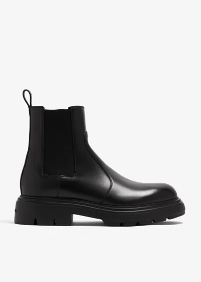 Ferragamo Dollie Chelsea Boot In Black
