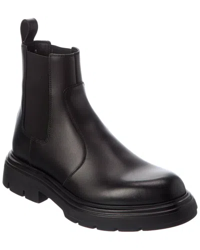 Ferragamo Dollie Leather Bootie In Black