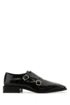 Ferragamo Double Monkstrap Leather Loafers