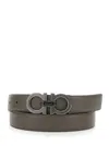 Ferragamo Men Double Adjus In Gray