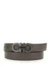Ferragamo Men Double Adjus In Gray