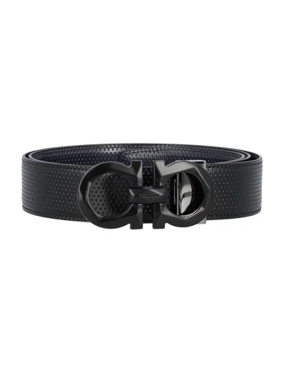 Ferragamo Belts In Black
