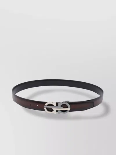 FERRAGAMO DOUBLE ADJUSTABLE REVERSIBLE BELT