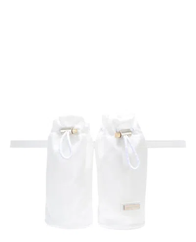 Ferragamo Double-bottle Belt Bag In White