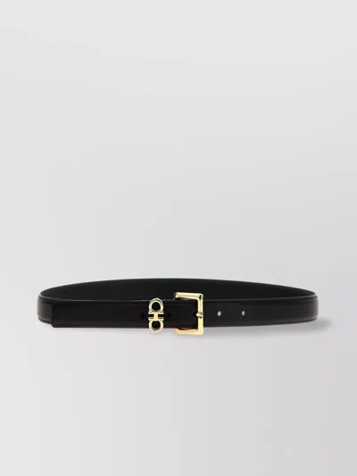 FERRAGAMO DOUBLE BUCKLE BELT 'GANCINI'