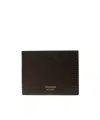 Ferragamo Double-fold Wallet In Black