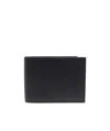 Ferragamo Double-fold Wallet In Black