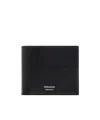 Ferragamo B-fold Leather Wallet In Black