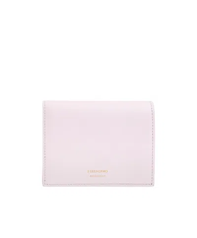 Ferragamo Double-fold Wallet In Pink