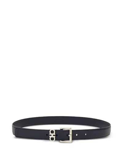Ferragamo Double Gancini Fixed Belt