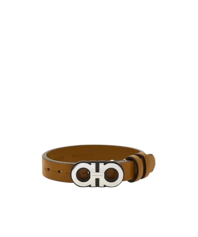 FERRAGAMO DOUBLE GANCINI BRACELET