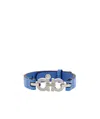 Ferragamo Double Gancini Bracelet In Blue