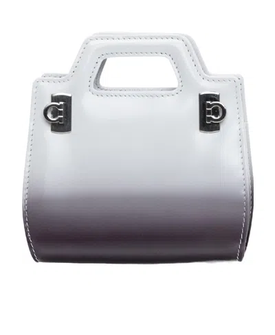 Ferragamo Double Gancini Buckle Shoulder Bag In 007