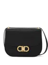 FERRAGAMO DOUBLE GANCINI SHOULDER BAG