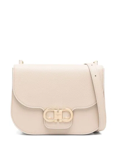 Ferragamo Shoulder Bag In Beige