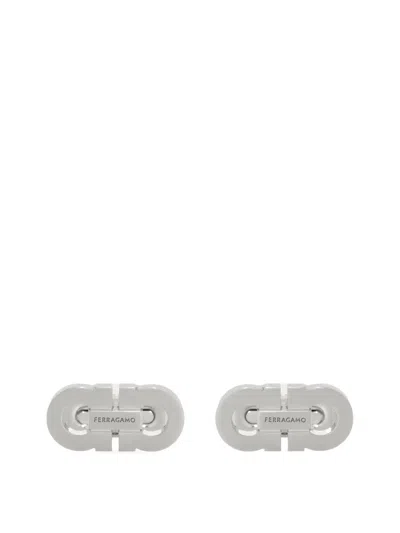 FERRAGAMO DOUBLE GANCINI CUFFLINKS