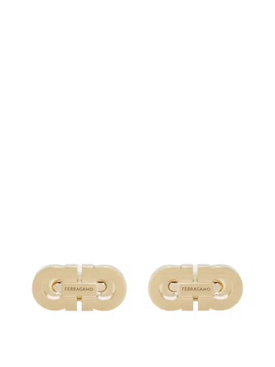 FERRAGAMO DOUBLE GANCINI CUFFLINKS