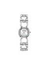 Ferragamo Double Gancini Watch In Silver