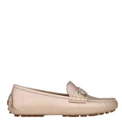 Ferragamo Double Gancini Loafers In Neutral