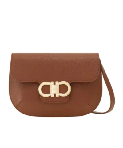 FERRAGAMO DOUBLE GANCINI MINI BAG