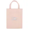 Ferragamo Double Gancini Mini Leather Tote Bag In Pink