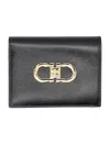 FERRAGAMO DOUBLE GANCIO BICOLOR WALLET